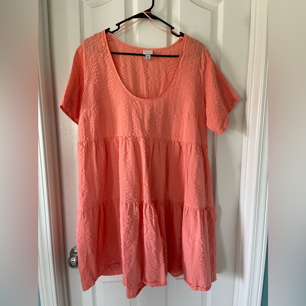 Coral dress
